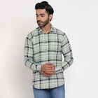 Checks Casual Shirt, Light Green, small image number null