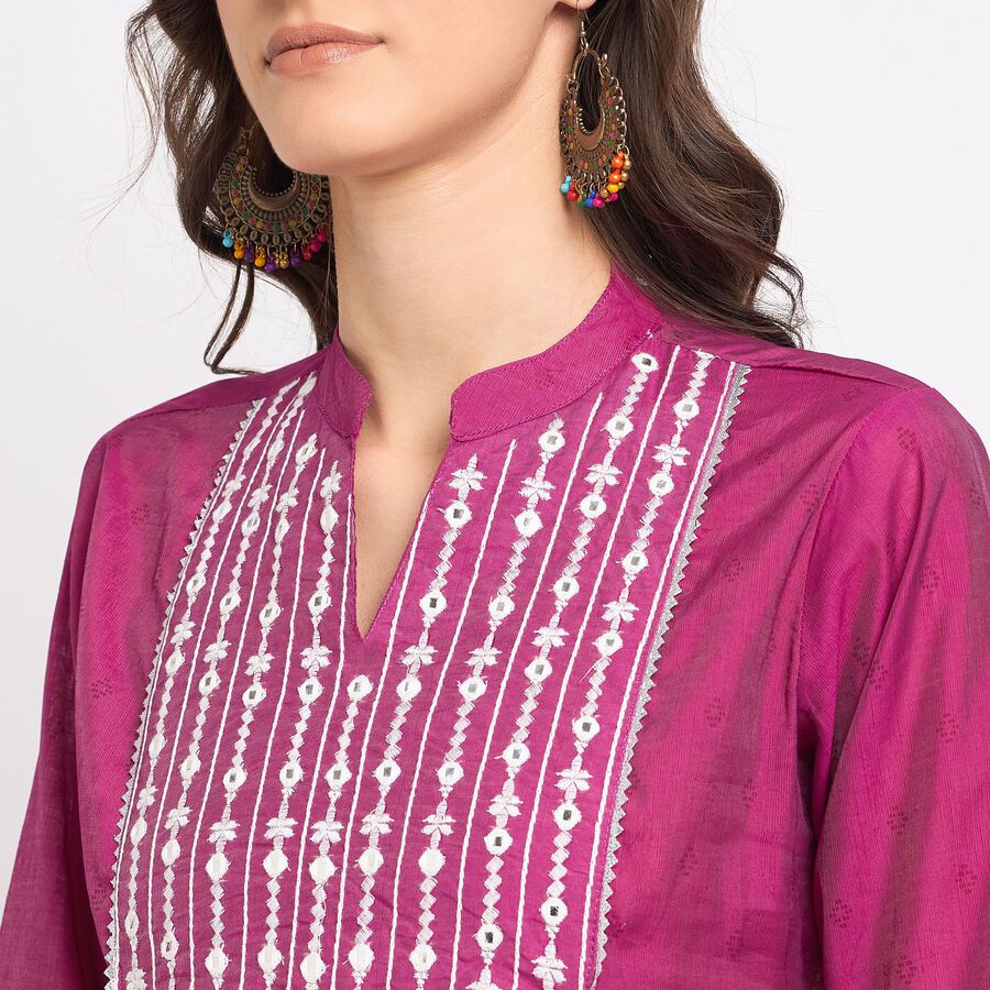 Ladies' Kurta, Purple, large image number null