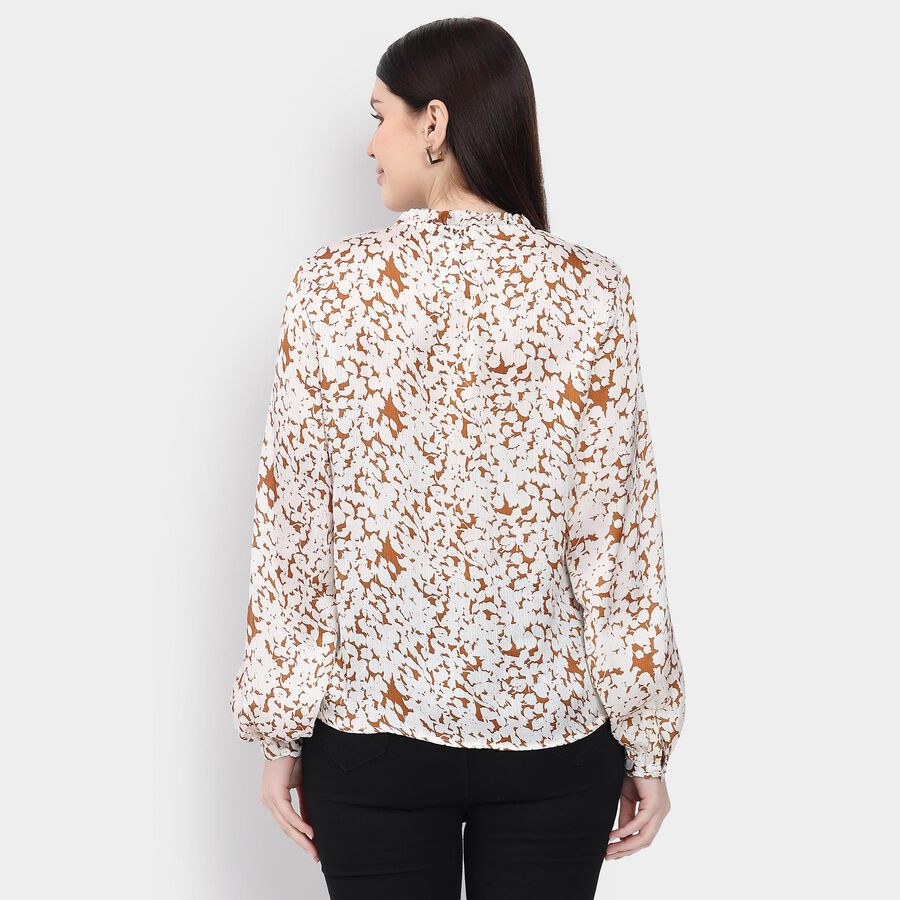 Ladies' Top , भूरा, large