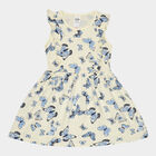 Girls Cotton Frock, Yellow, small image number null