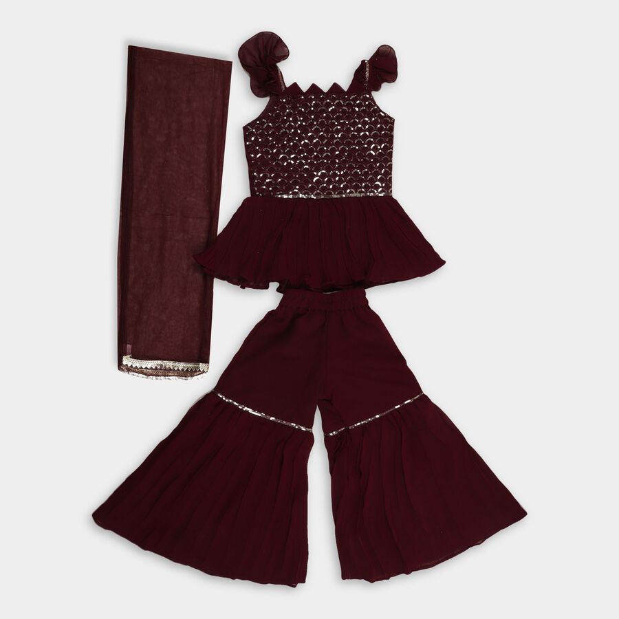 Girls' Fusion Set, वाइन, large image number null
