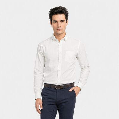 Men's White Formal Shirt