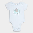 Kids' Cotton Bodysuit, Light Blue, small image number null