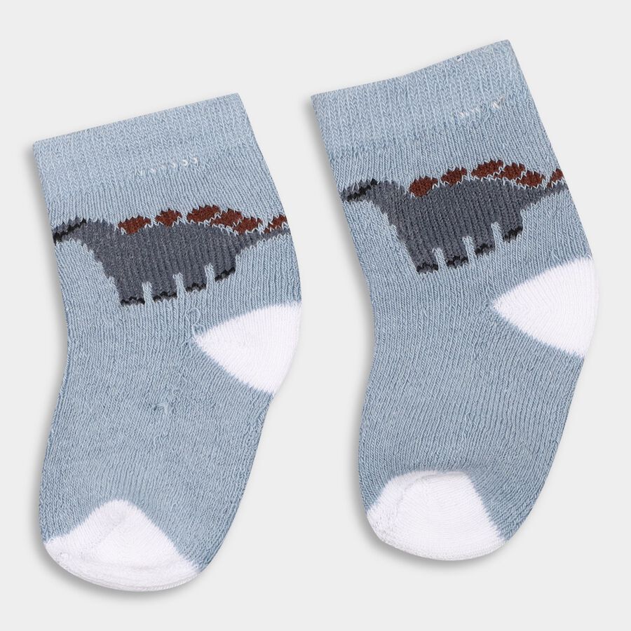 Infants' Socks (Pack of 2), Light Blue, large image number null