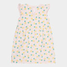 Infants Cotton Frock, Pink, small image number null