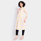 Ladies' 100% Cotton Kurta, Pink, small image number null