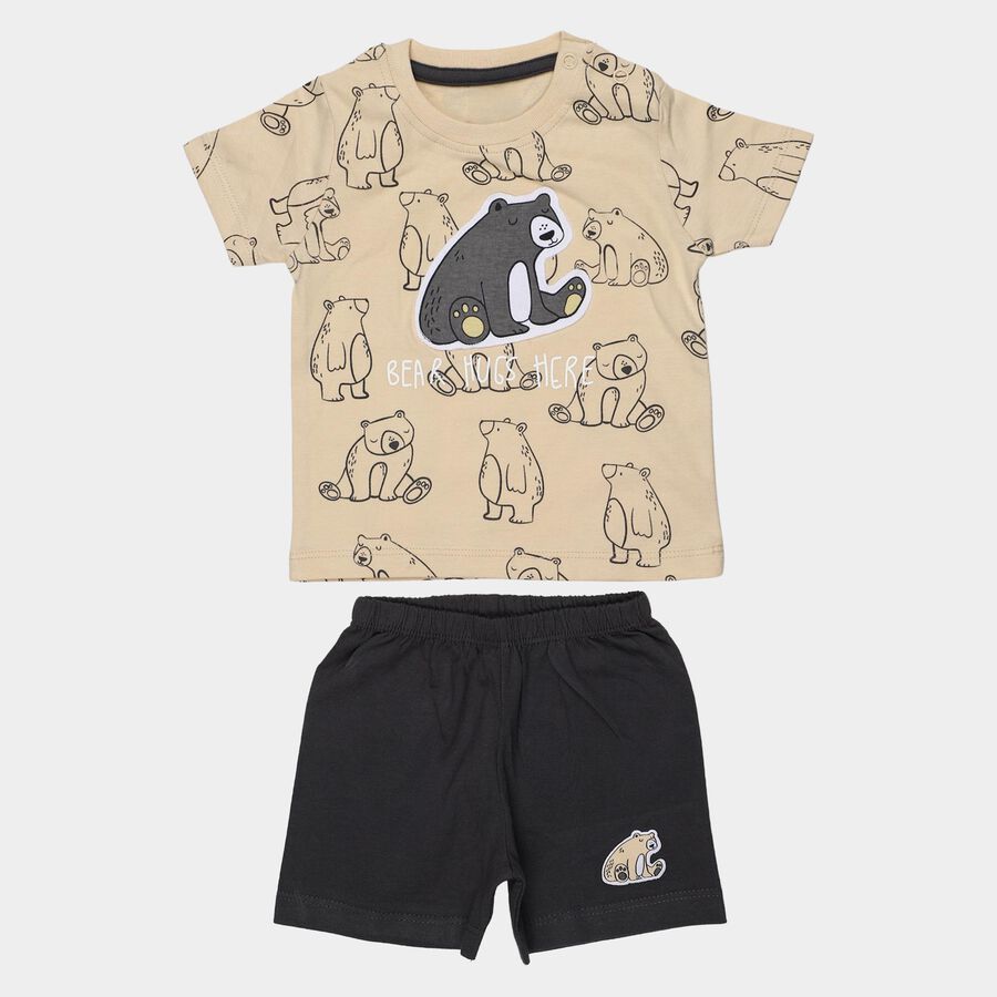 Infants' Baba Suit, Beige, large