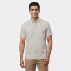 Men's Casual Shirt, White, small