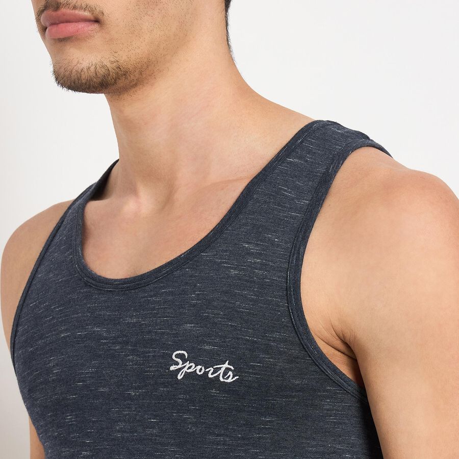 Men's Gym T-Shirt , Navy Blue, large image number null