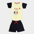 Infants Cotton Round Neck Baba Suit, Yellow, small image number null