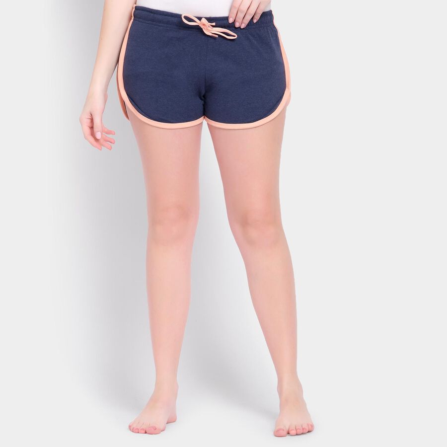 Ladies' Shorts, गहरा नीला, large image number null