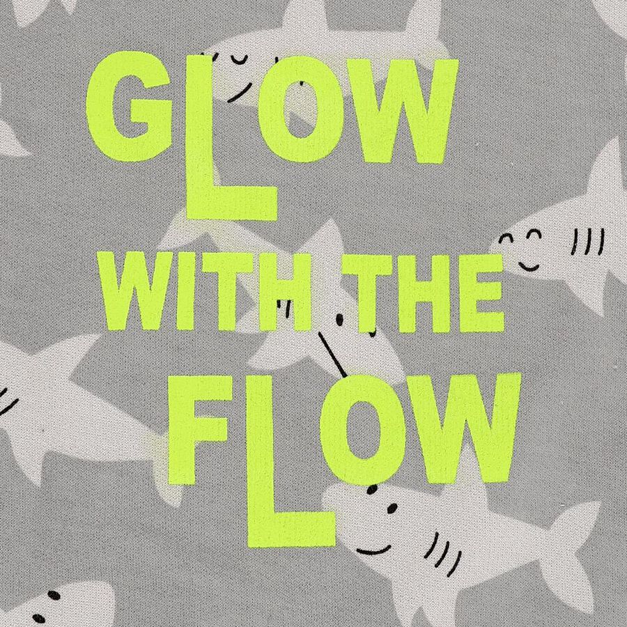 Boys Light Grey Crew Neck Casual Sweatshirt, Light Grey, large image number null