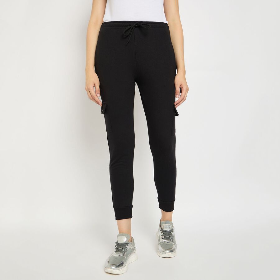 Ladies' Track Pants, Black, large image number null