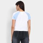 Ladies' 100% Cotton Crop  Top, Light Blue, small image number null