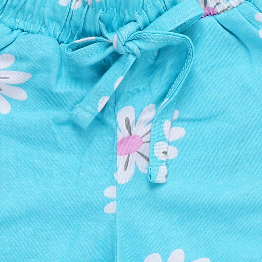 Girls' Shorts, एक्वा, large