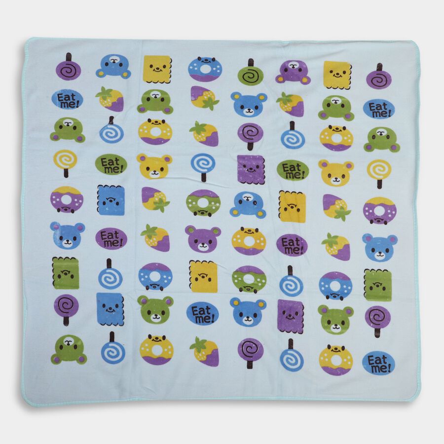 Infants' 100% Cotton Towel, Mid Blue, large image number null