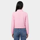 Women's Pink Classic Collar Classic Shirt, Pink, small