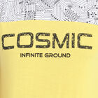 Cut & Sew Round Neck T-Shirt, Yellow, small image number null