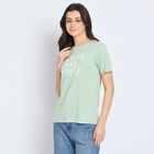 Ladies' Round Neck T-Shirt, हल्का हरा, small image number null