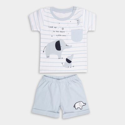 Infant Boys' 100% Cotton Baba Suit 