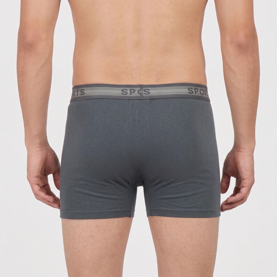 Men Olive Green Regular Fit Solid Trunks, ओलिव, large