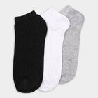Men's Socks (Pack of 3), Melange Light Grey, small image number null