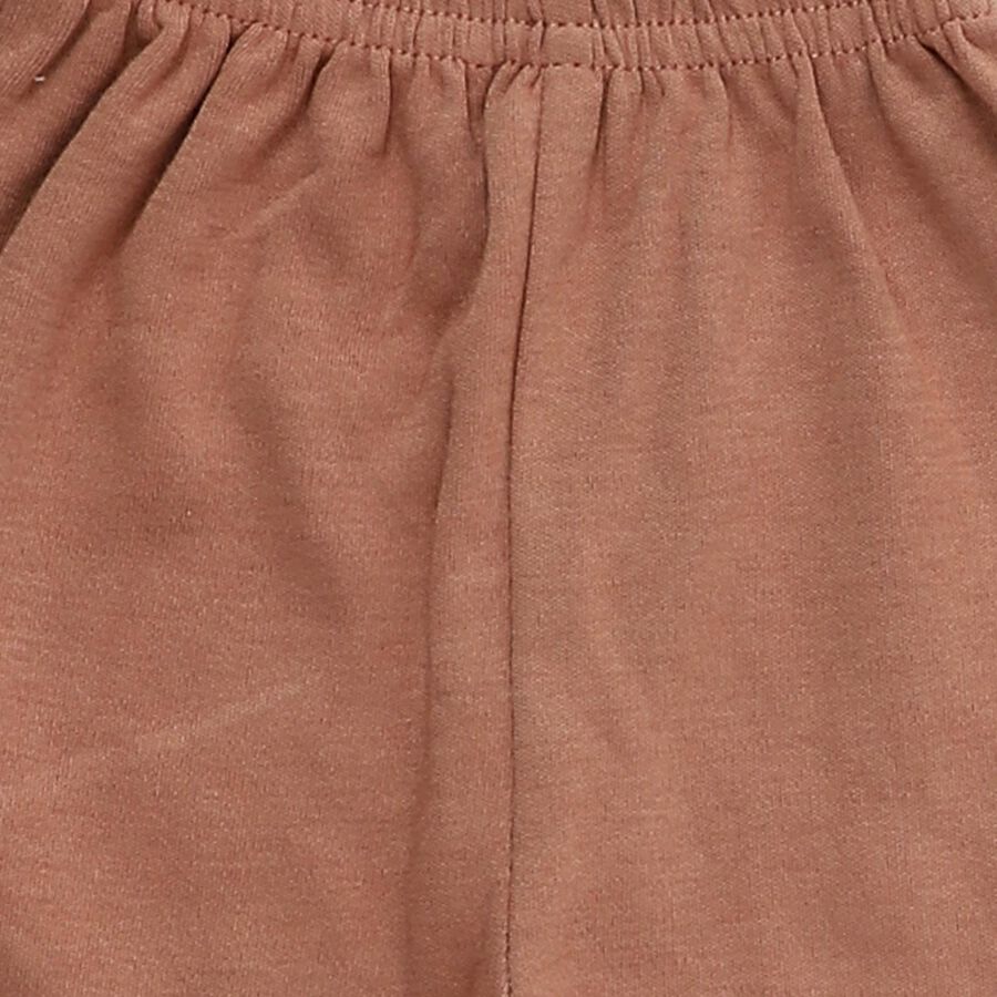 Infants' Multicolour Regular-fit Cargo Pocket Cotton Pyjama, Beige, large