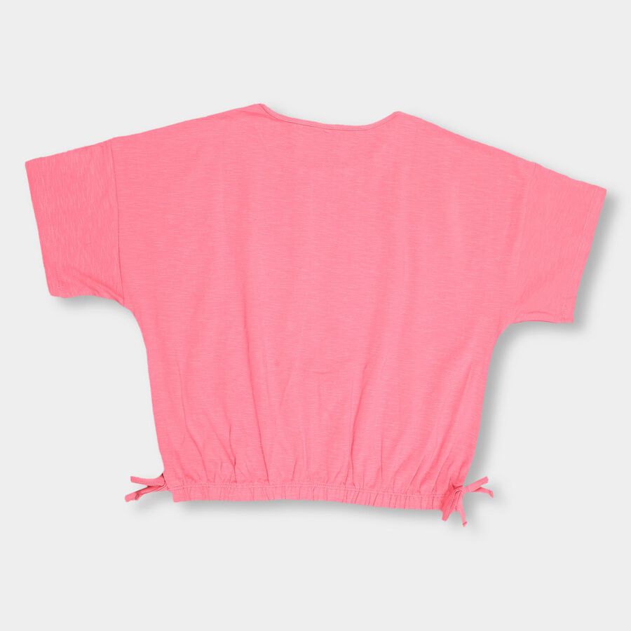 Girls' T-Shirt , गुलाबी, large image number null