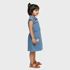 Girls' Frock, Light Blue, small