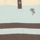 Boys' Half Sleeves T-Shirt, चारकोल, small