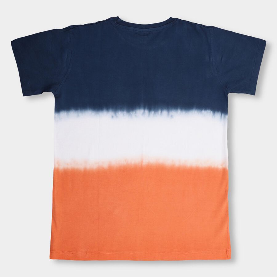 Boys' 100% Cotton Half Sleeves T-Shirt , नेवी ब्लू, large image number null