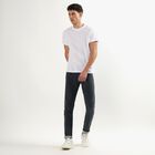 Men's Dark Blue Skinny Fit Five-Pocket Jeans, Dark Green, small image number null