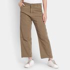 Ladies' 100% Cotton Trousers, Olive, small image number null