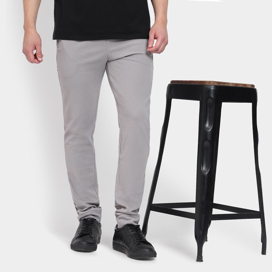 Men's Track Pants, गहरा ग्रे, large