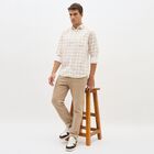 Men's Casual Shirt, Beige, small image number null