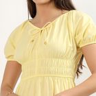 Ladies' Dress, Yellow, small