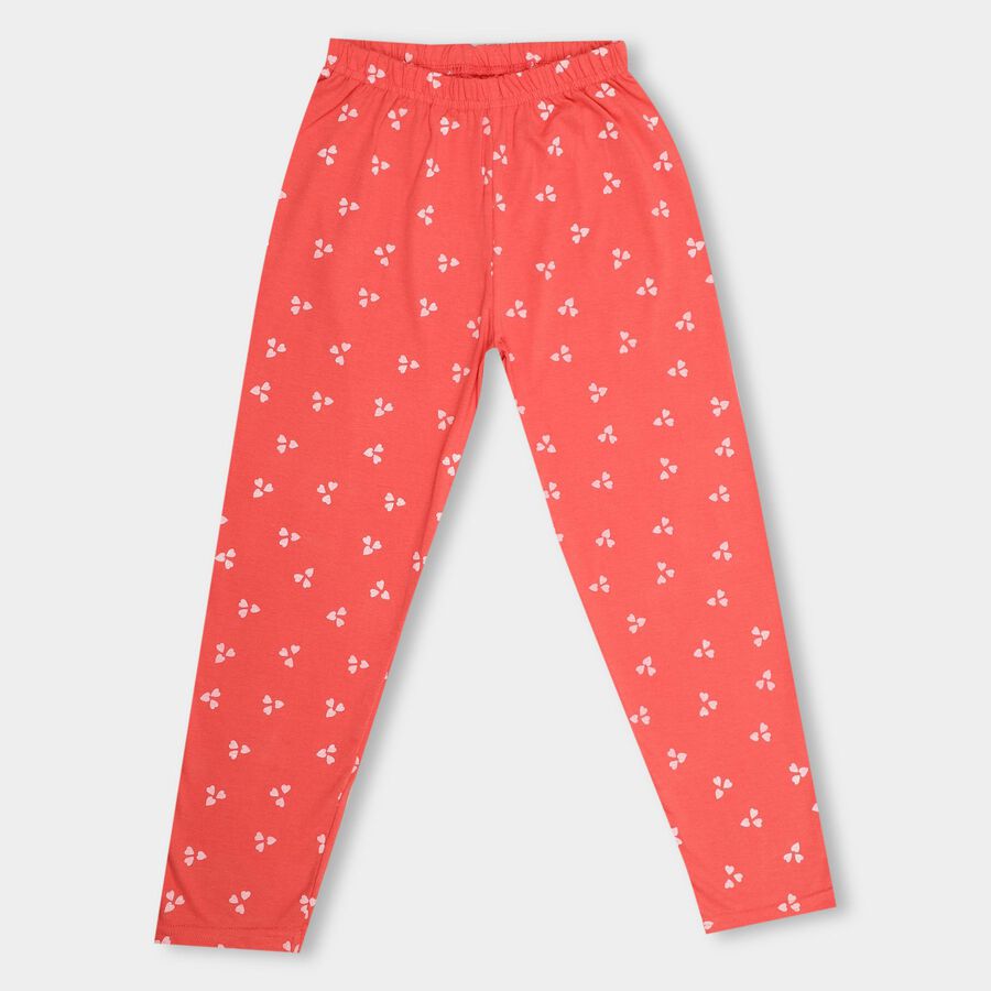 Girls' Pyjama , मूँगा (कोरल), large image number null