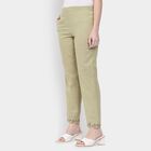 Ladies' 100% Cotton Palazzos, हल्का हरा, small image number null