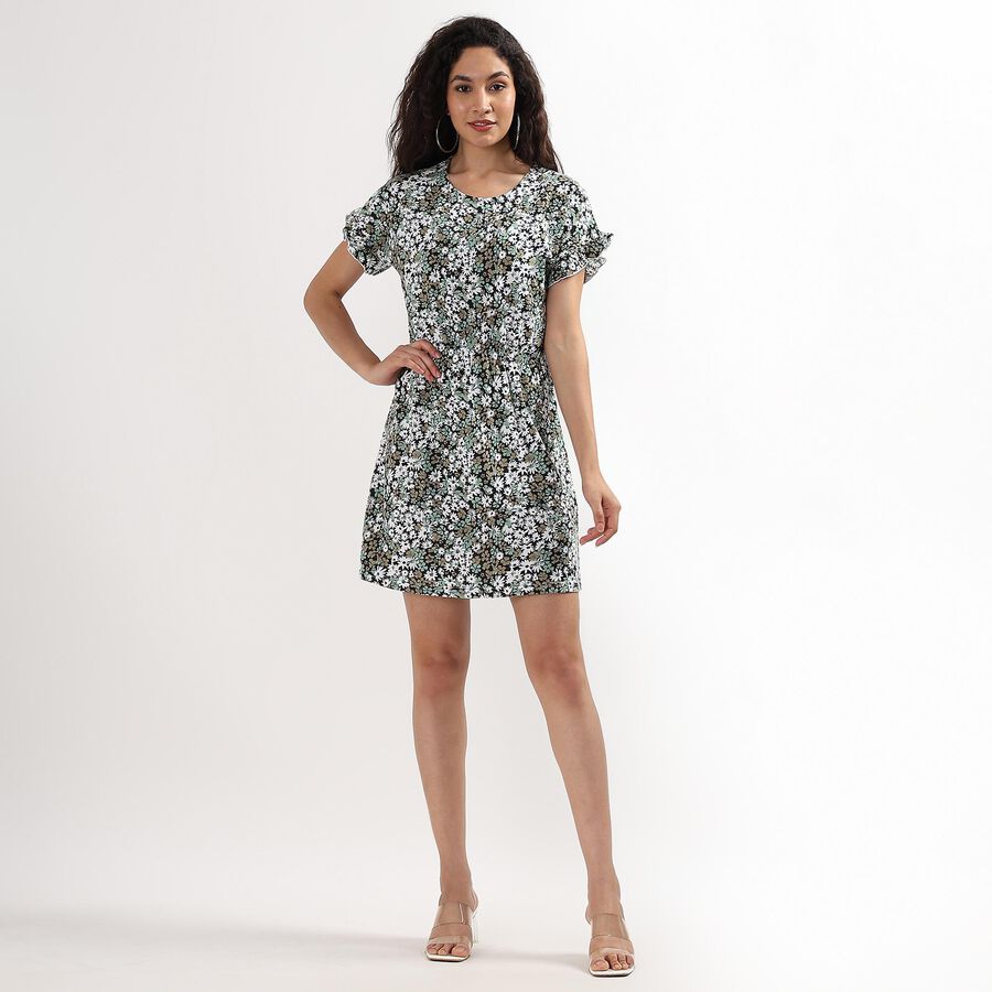 Ladies' Dress , हल्का हरा, large image number null
