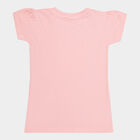 Girls Cotton T-Shirt, Light Pink, small image number null