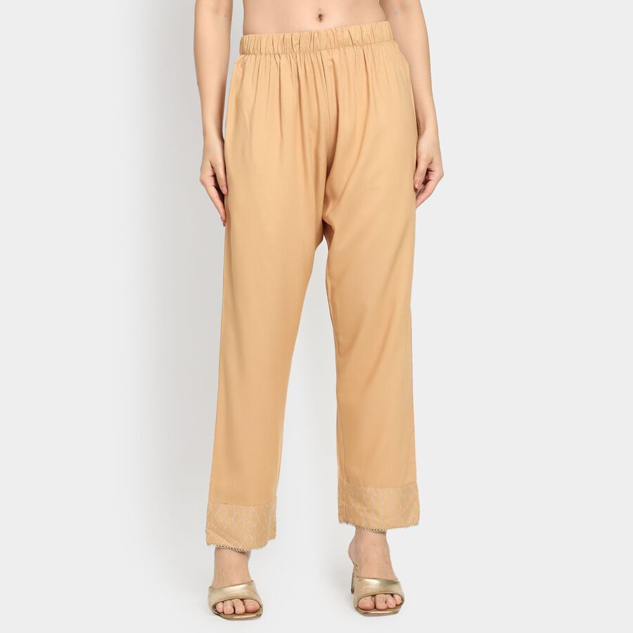 Ladies' Palazzos, गहरा पीला, large image number null