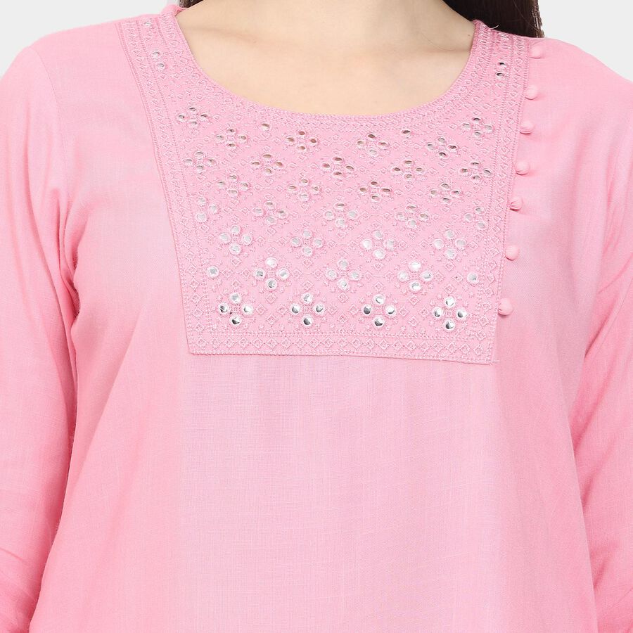 Ladies' Kurta, गुलाबी, large image number null
