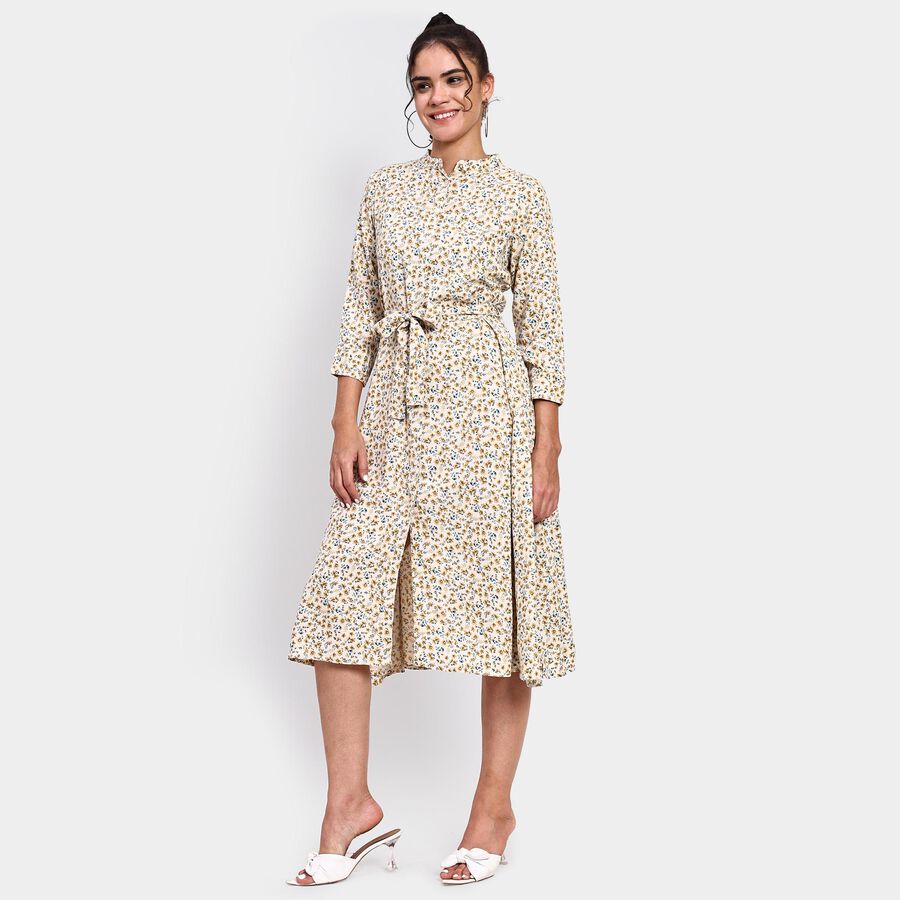 Ladies' Dress , Yellow, large image number null