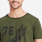 Round Neck T-Shirt, Olive, small image number null
