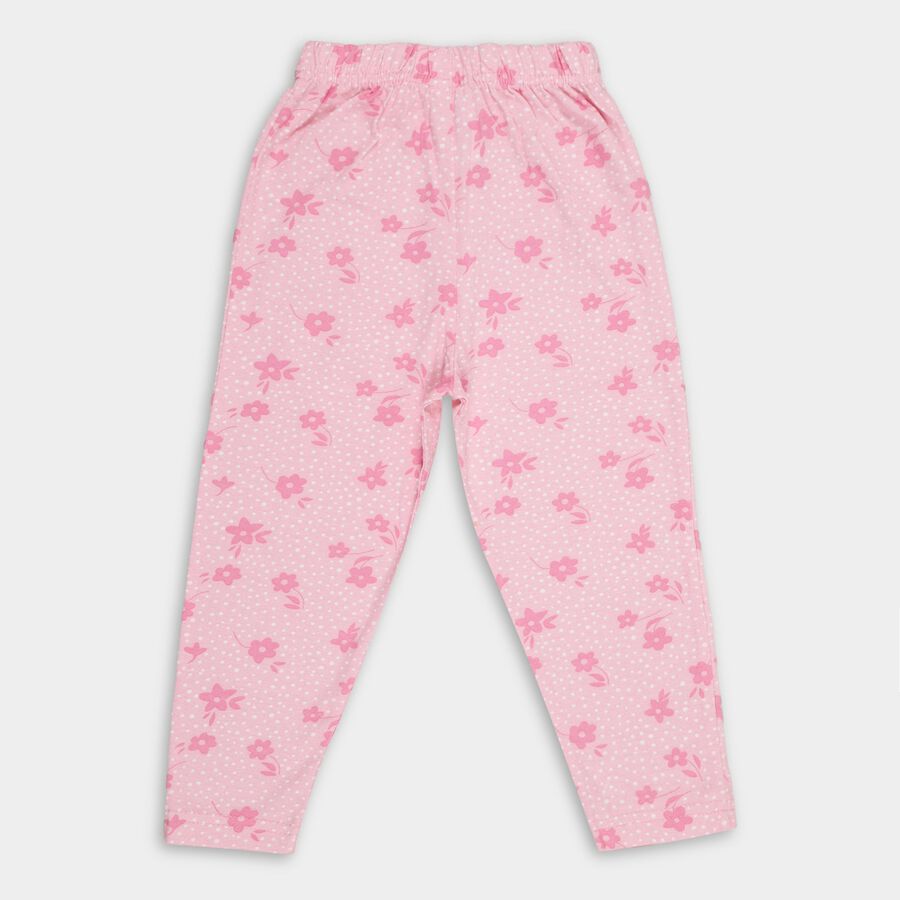 Girls' Pyjama, हल्का गुलाबी, large image number null