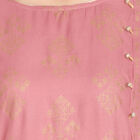 Printed 3/4Th Sleeves Kurta, Purple, small image number null