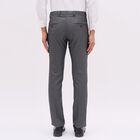 Men's Slim Fit Formal Trousers, Dark Grey, small image number null