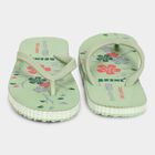 Ladies' V Strap Slipper, Green, small image number null