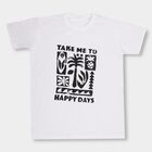 Boys' Half Sleeves T-Shirt, Off White, small image number null