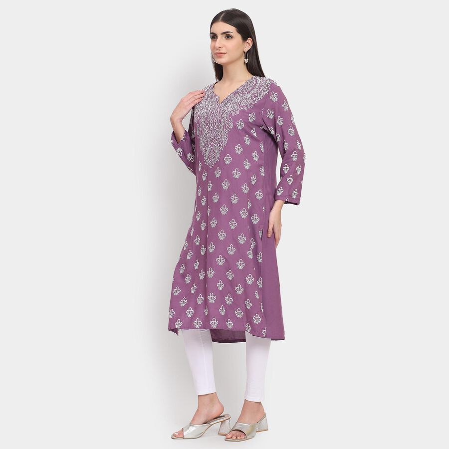 Ladies' Kurta , Purple, large image number null